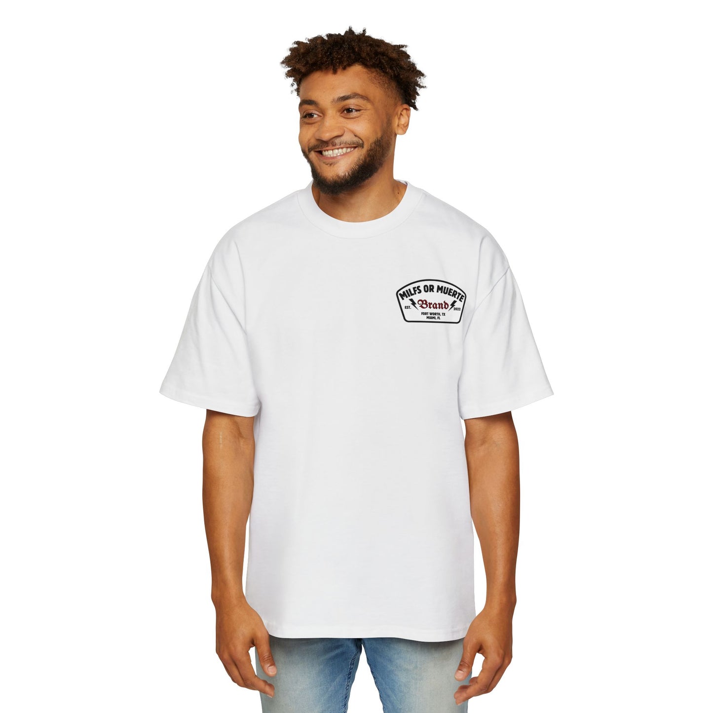 Patch Style Logo Heavy Oversized Tee By Milfs Or Muerte