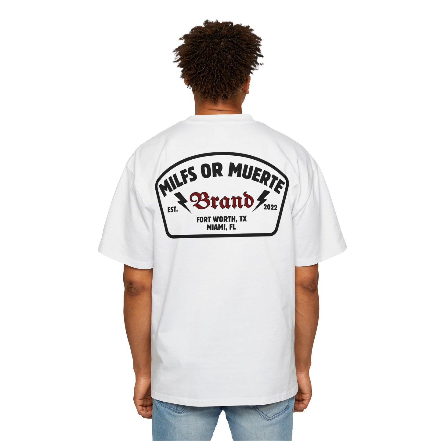 Patch Style Logo Heavy Oversized Tee By Milfs Or Muerte