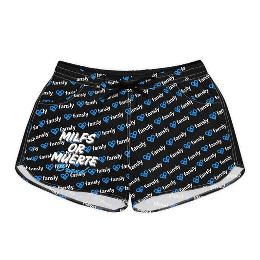 Women's Blue print Fansly Shorts By Milfs Or Muerte