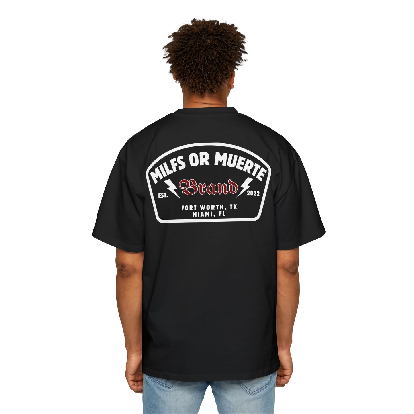 Patch Style Logo Heavy Oversized Tee By Milfs Or Muerte