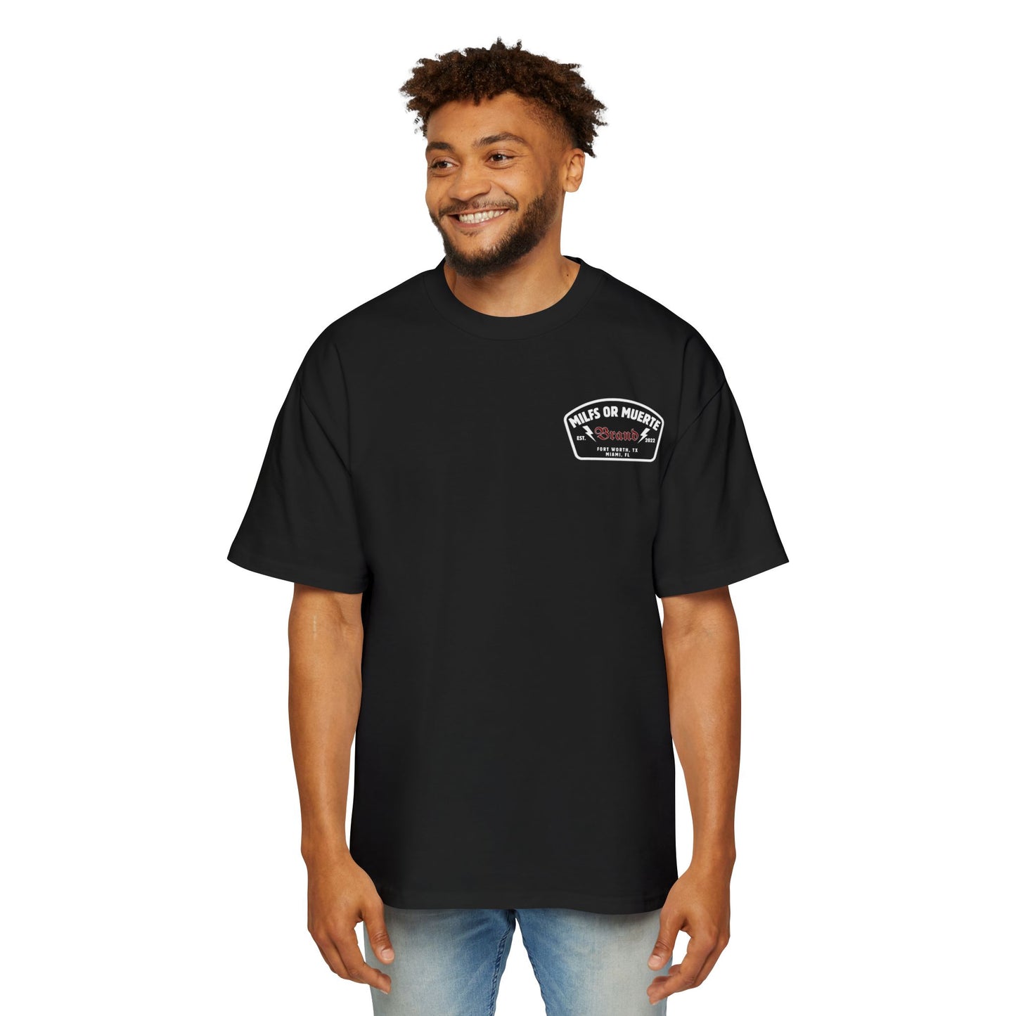 Patch Style Logo Heavy Oversized Tee By Milfs Or Muerte