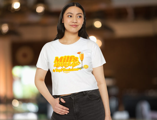 Women's Milfs, Mimosas & Bad decisions t-shirt By Milfs Or Muerte